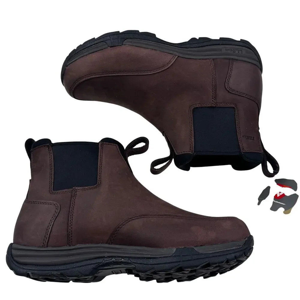 LL Bean Newington Brown Waterproof  Primaloft Outdoor Snow Boots Men's 8.5